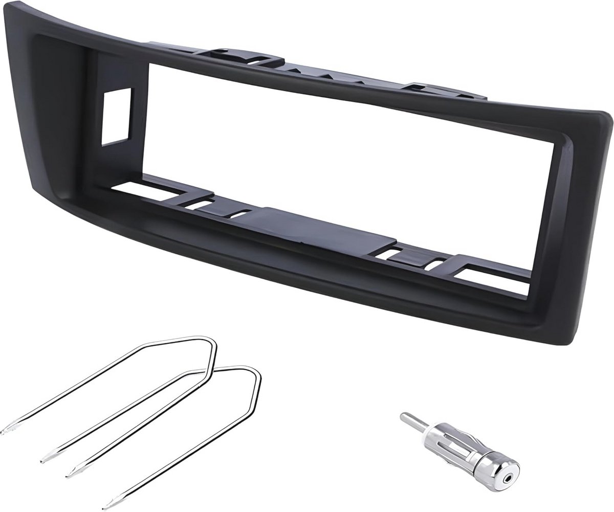 1 DIN Radiopaneel Frame met Antenne Adapter en Demontage Sleutels voor Renault Voertuigen