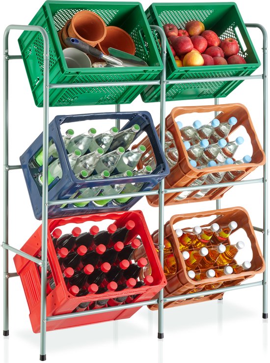 Casier pour 6 caisses de boissons, casier pour caisses 401728