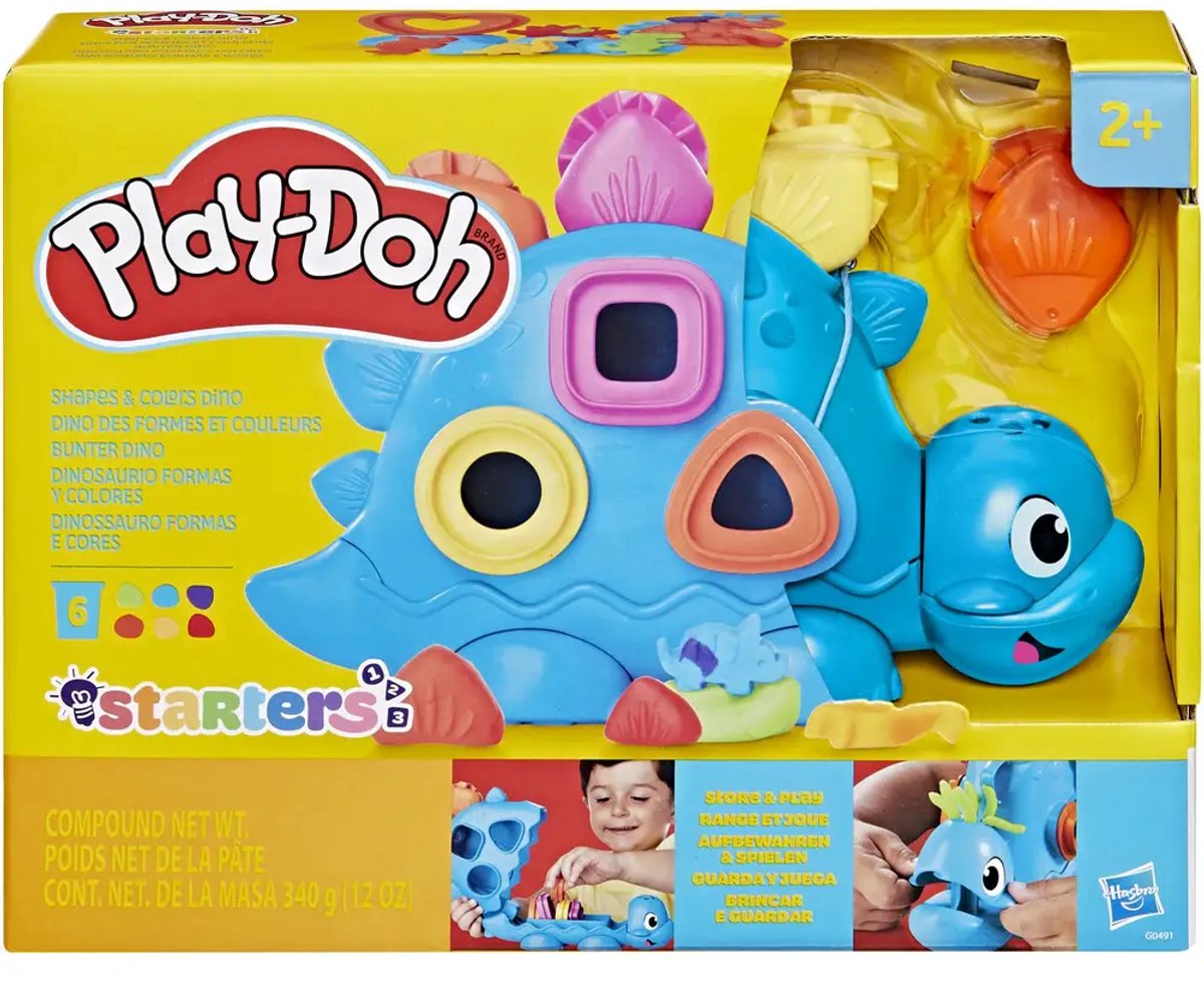 Play-Doh Dino Vormen en Kleuren speelset - boetseerklei — afbeelding 13