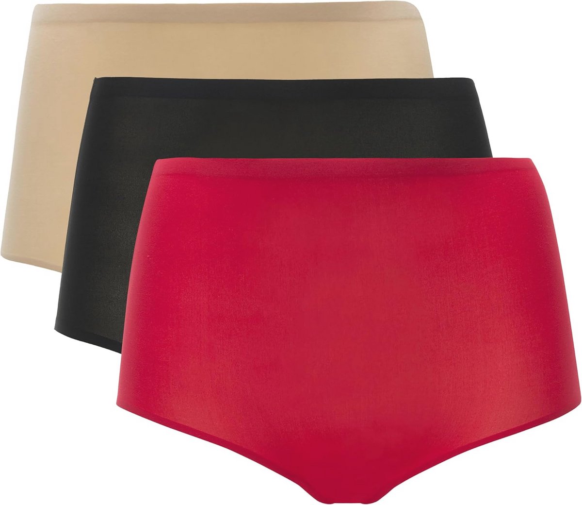 Zachte stretch slip voor dames - Meerkleurig, One Size