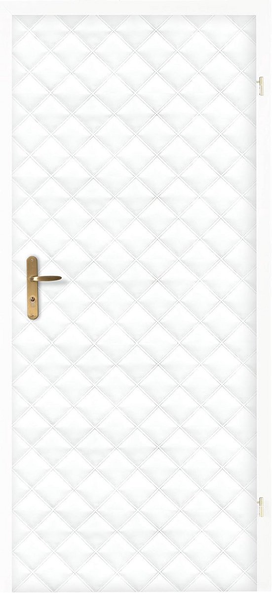 Warmte- en geluidsisolatie deurbekleding voor zelfmontage – 2-in-1 set met montagetoebehoren – Ideaal als koudebescherming