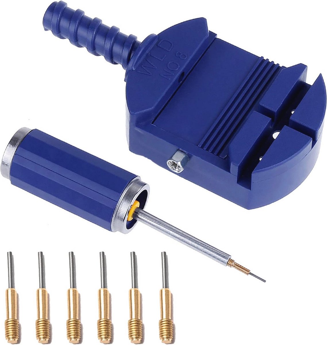 Horlogebandje met 6 reservenaalden en horlogereparatieset - Instelbaar, voor aanpassing en reparatie van horloges