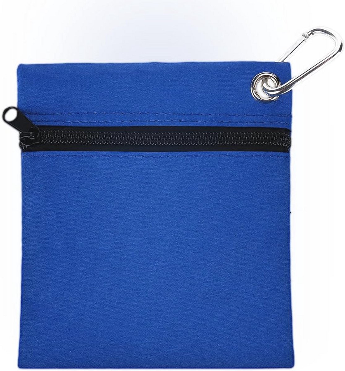 Tee met tas en karabijnhaak - blauwe opbergtas voor golfaccessoires