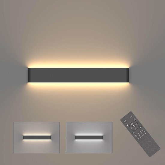 Dimbare Wandlamp voor Binnen met Afstandsbediening en App - LED