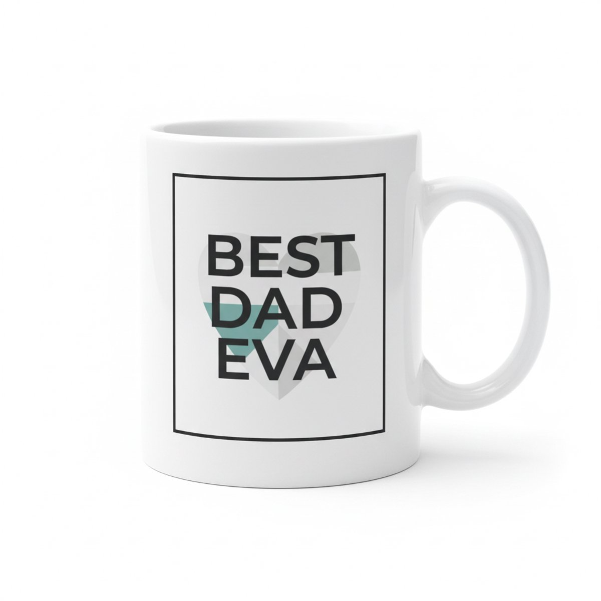 Best Dad Eva Koffiemok – Grappig Vaderdag Cadeau – 330 ml Keramische Beker voor Vaders