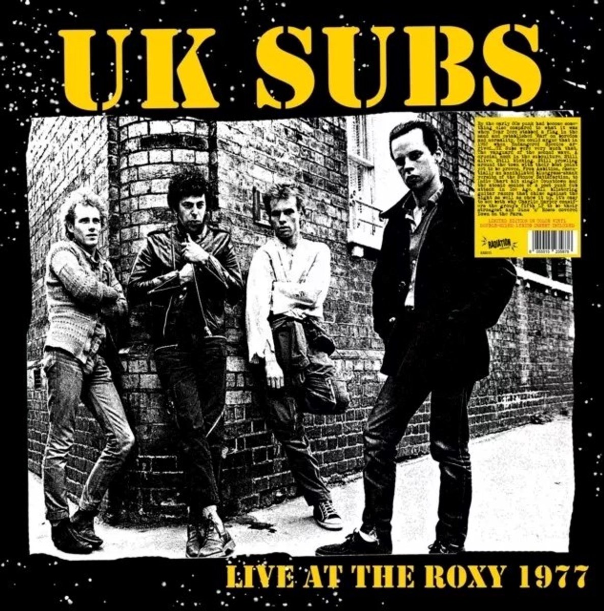 U.K. Subs - Live At The Roxy 1977 (LP) (Coloured Vinyl) (Limited Edition)