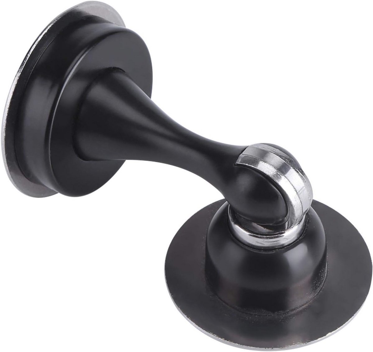 Magnetische Deurstopper van RVS - Drempelloos met Onderste Bumper