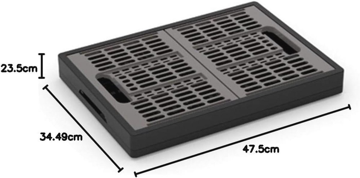 Vouwbox 45,7 x 34,5 x 23,5 cm - Lichtgewicht en Robuust