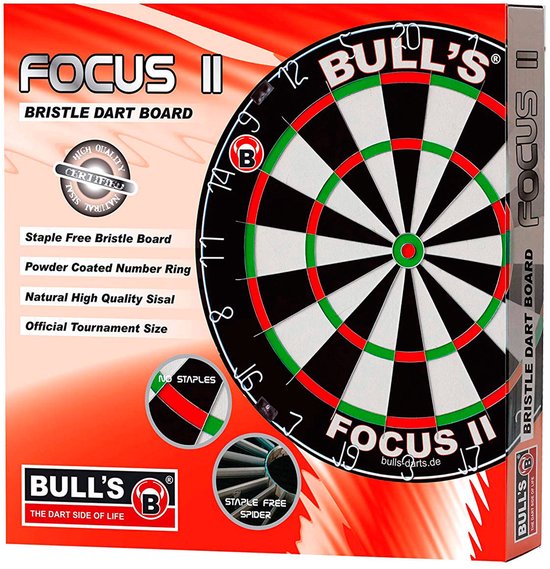 Bull's Dartbord - UnisexKinderen en volwassenenCONVERT-- - zwart/wit/groen/rood van Bull's — afbeelding 4