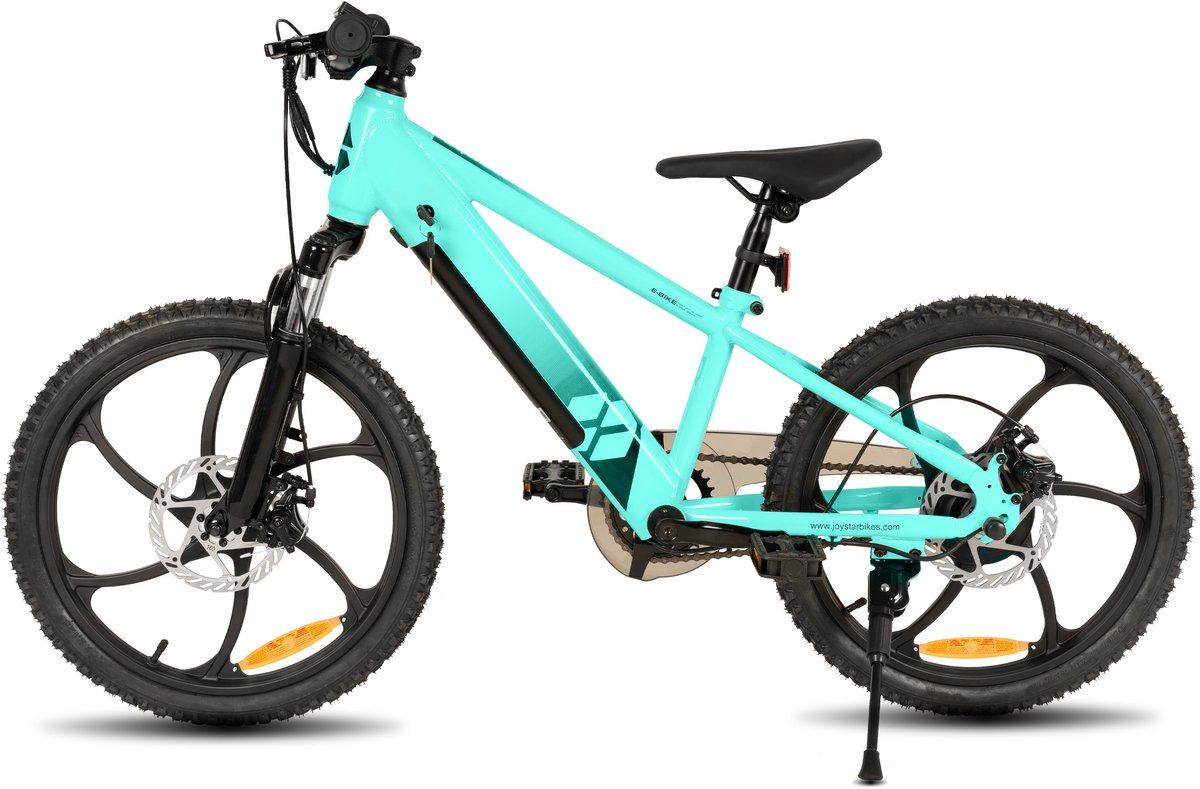 JOYSTAR Elektrische Fiets E-Bike – 20 Inch – Voor Kinderen/Tieners – 250W Motor – 1 Versnelling – Bladwiel – Mechanische Schijfremmen – Groente - Geschikt voor buitenactiviteiten in de lente – foto 2