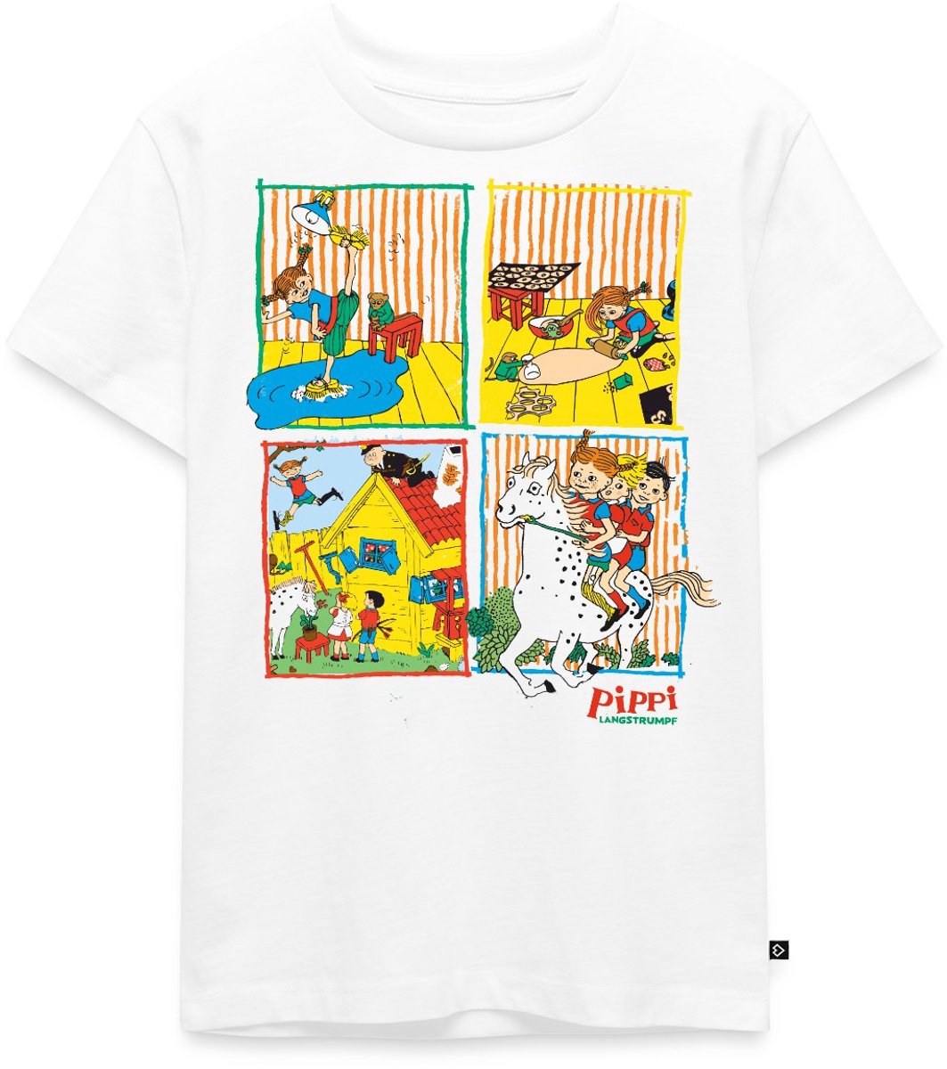 Pippi Langkous En Je Vrienden Tegels Premium T Shirt Kinderen