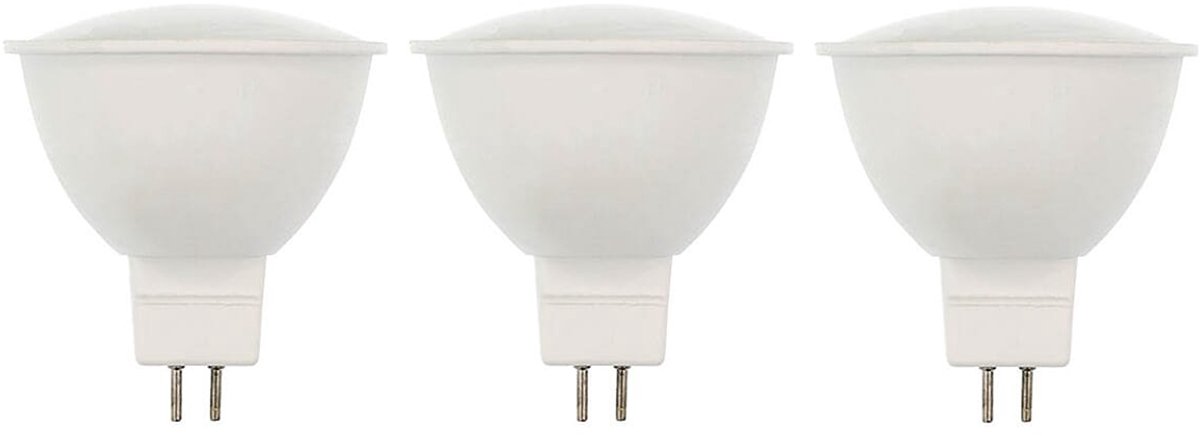 VITO LED Spot GU5.3 MR16 - 7W (vervangt 50W) - 539lm - 6400K - 220V - Ø50mm - Energiezuinig - 3 stuks