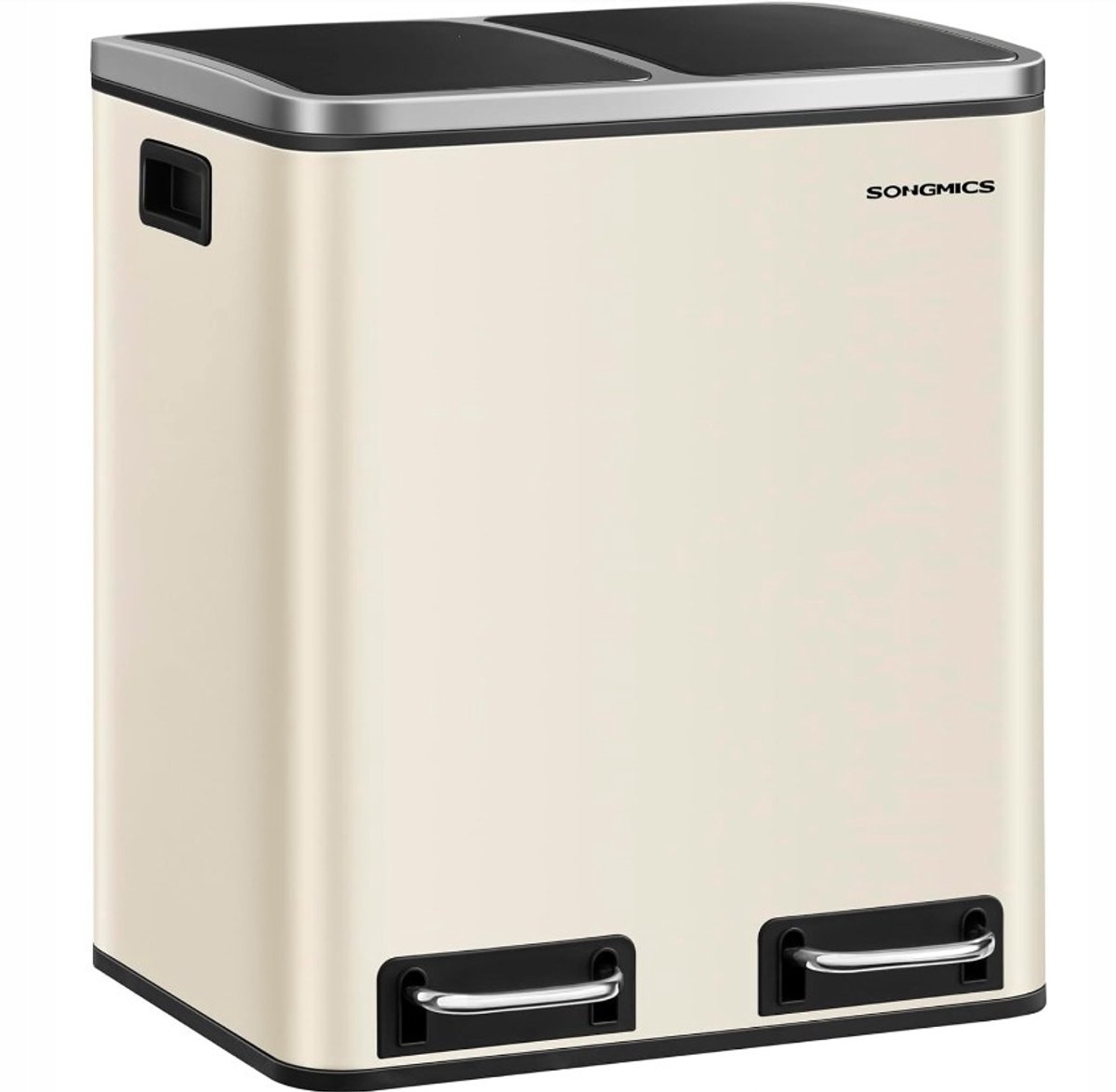 Dubbele Keuken Afvalbak met Pedaal 2x15L - Zacht Sluitend