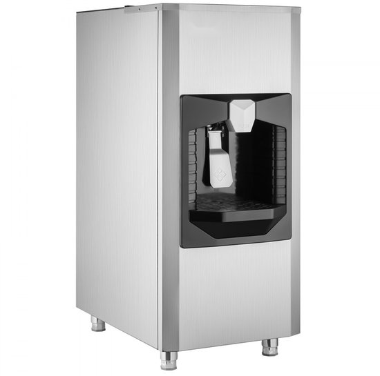 IJsdispenser - IJsopslagbak - Capaciteit 80 kg - Automatische Uitgifte 9 kg/min - Ingebouwde IJscrusher - In Hoogte Verstelbare Poten - Voor Horeca en Commerciële IJsmachines van Merkloos — afbeelding 2