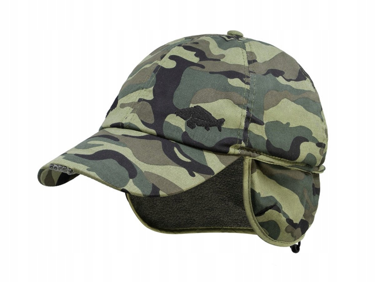 Delphin Camo Pet met LED - Warme Vissersmuts met Verlichting