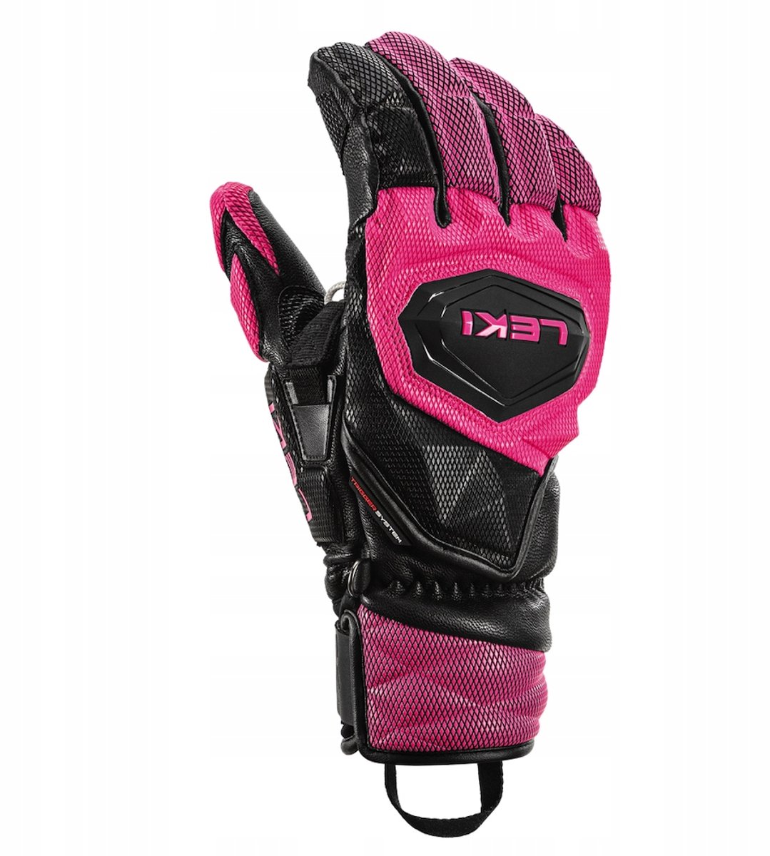 Leki WCR Venom SL 3D Skihandschoenen Roze Maat 7.0