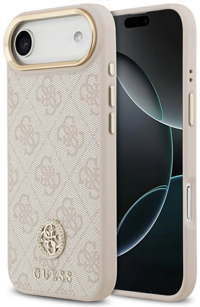 Guess 4G Strass Logo Magsafe Hoesje Voor Iphone Air Met Luxe Logo