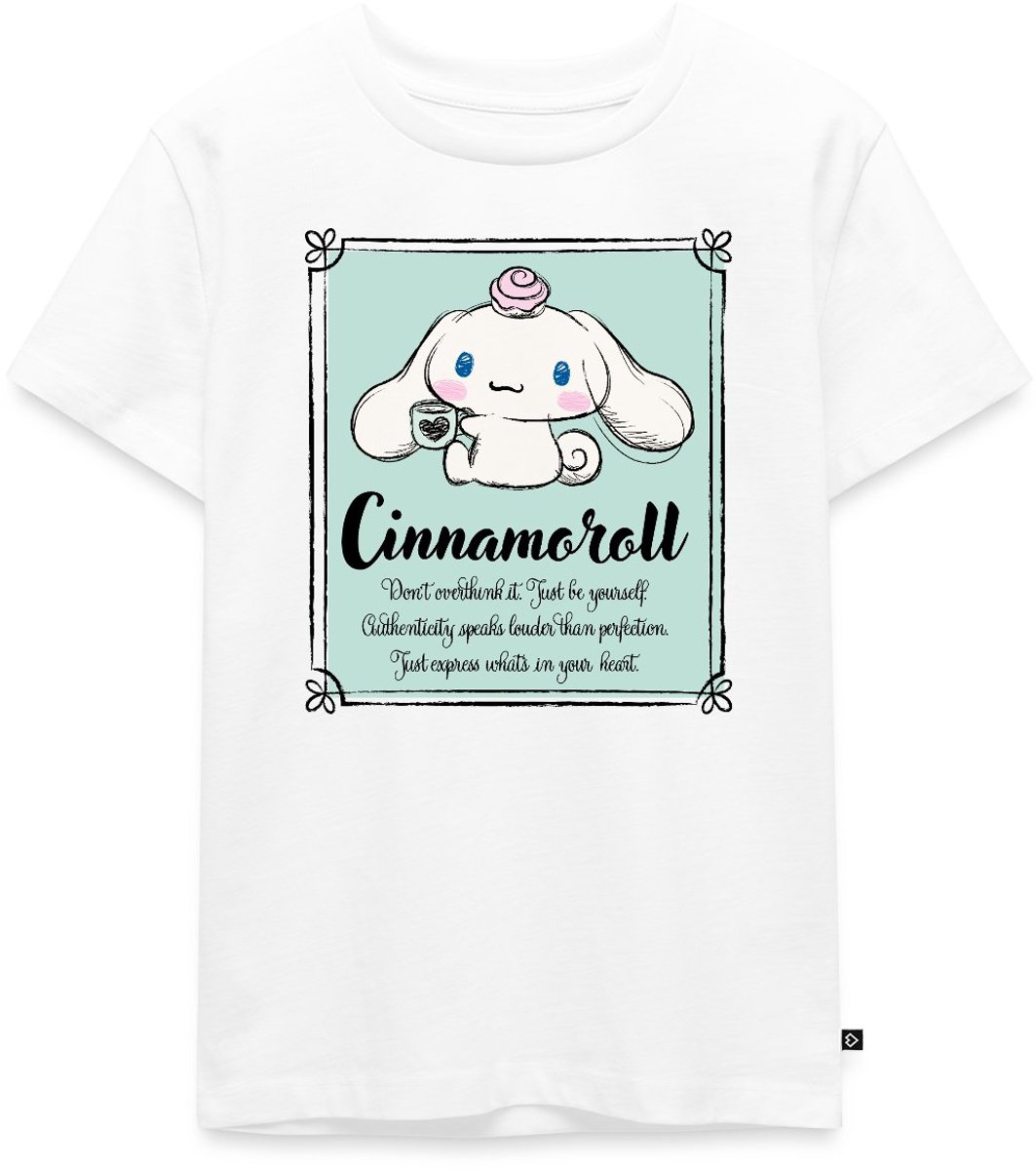 Cinnamoroll Don't Overthink It. Just Be Yourself Premium T Shirt Kinderen