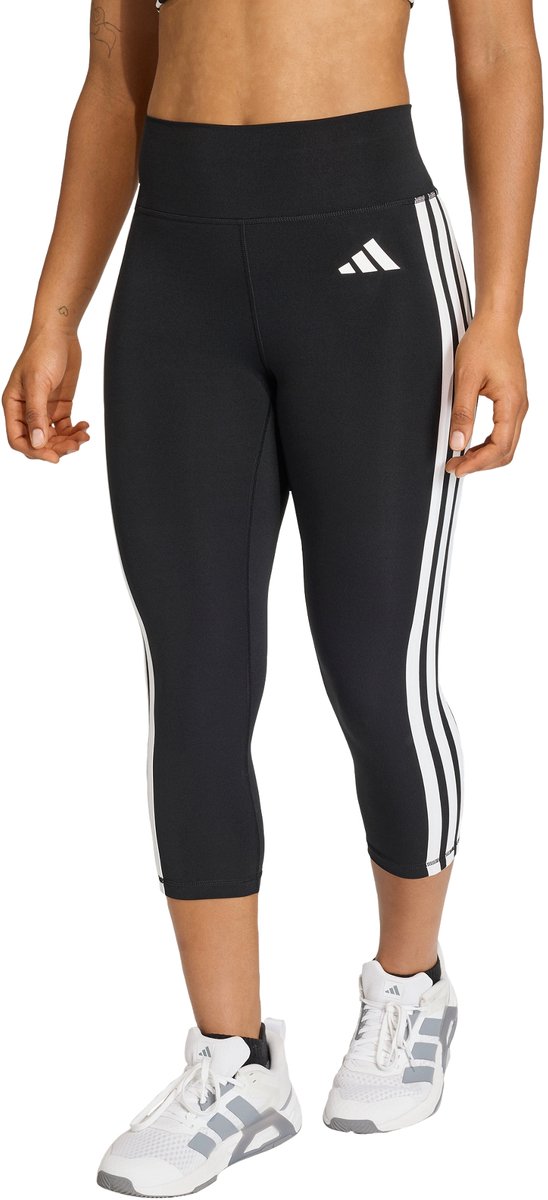 Adidas Performance Optime Essentials 3-Stripes 3/4 Workoutlegging Dames Zwart