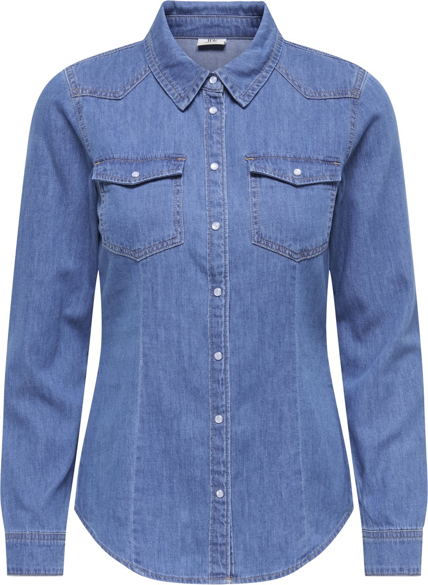 JDY - JDYSANDIE L/S SHIRT DNM - Dames - Blouses