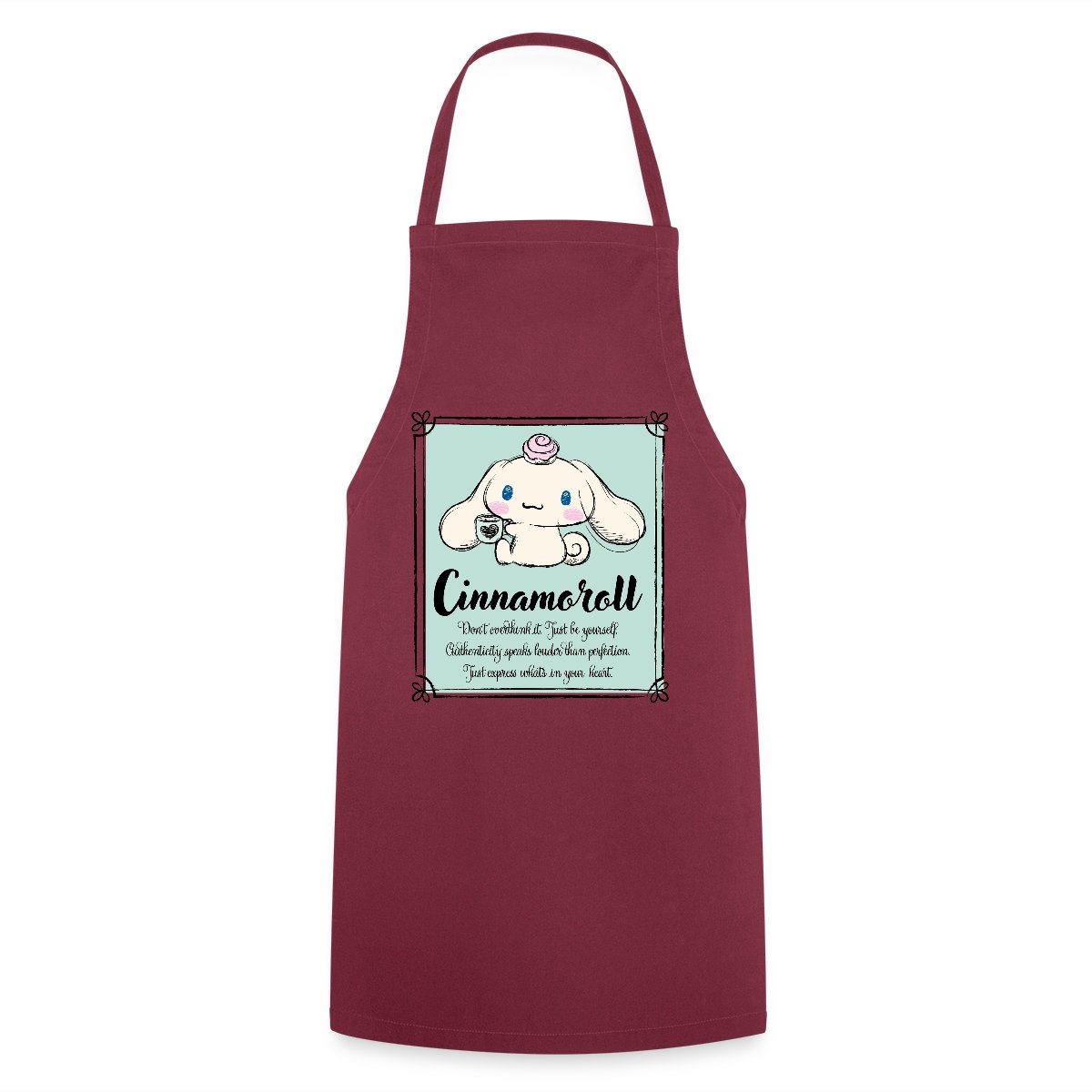 Cinnamoroll Don't Overthink It. Just Be Yourself Keukenschort