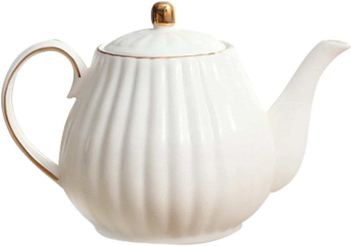 EGoods - Porseleinen theepot en koffiedispenser met luxe decoratie en keramiek voor volwassenen