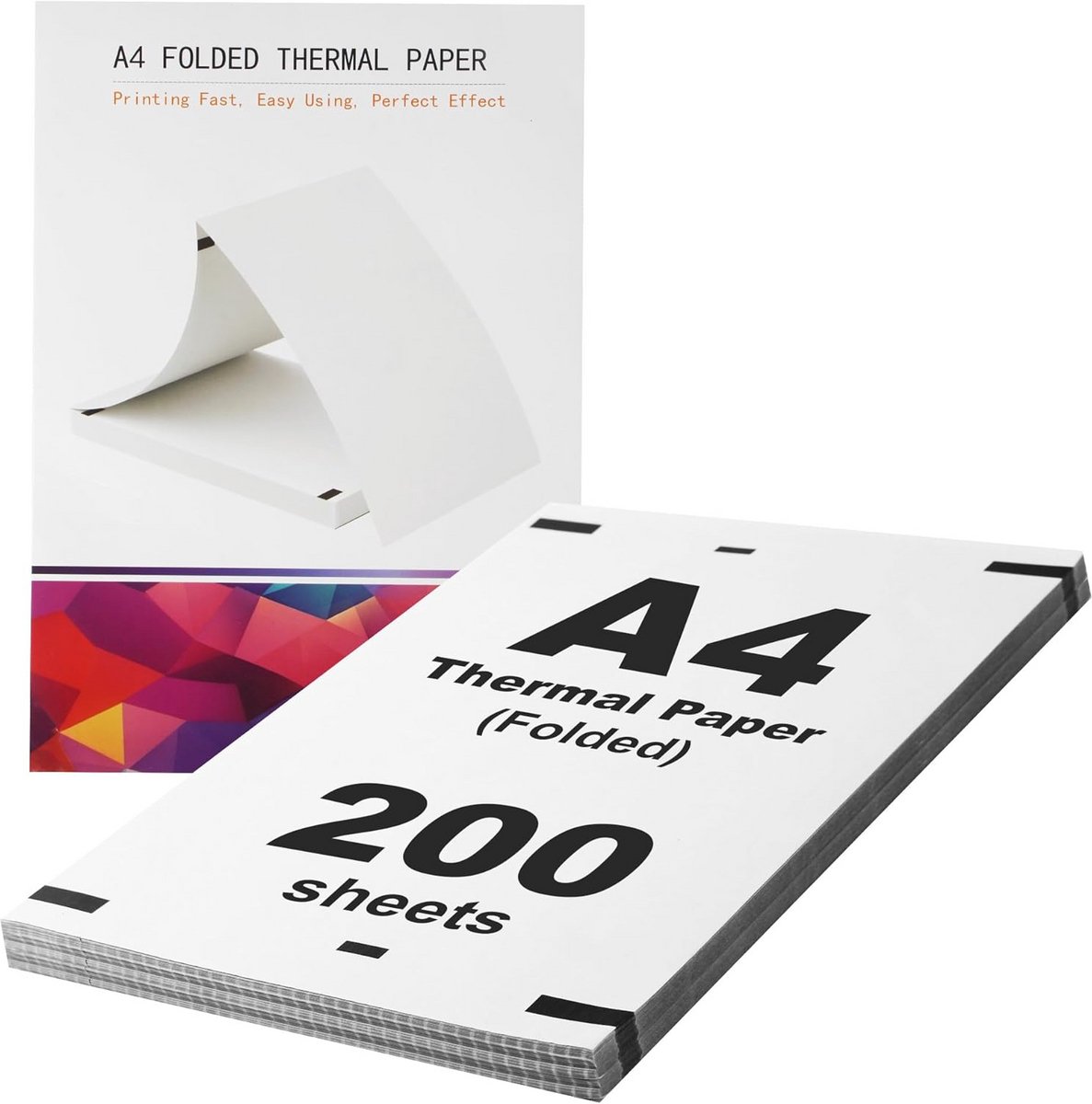 200 Vellen Thermisch Papier A4 voor Documenten en Foto's