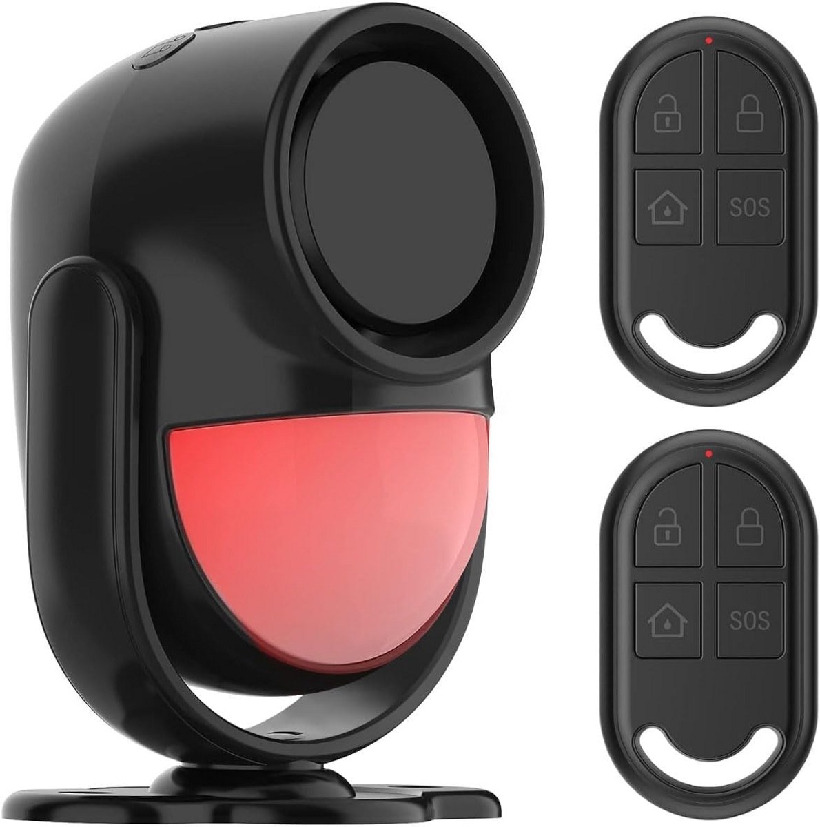 Bewegingsmelder Alarm 125 dB met Afstandsbediening - Anti-Diefstal Alarmsysteem voor Huis, Garage en Winkels