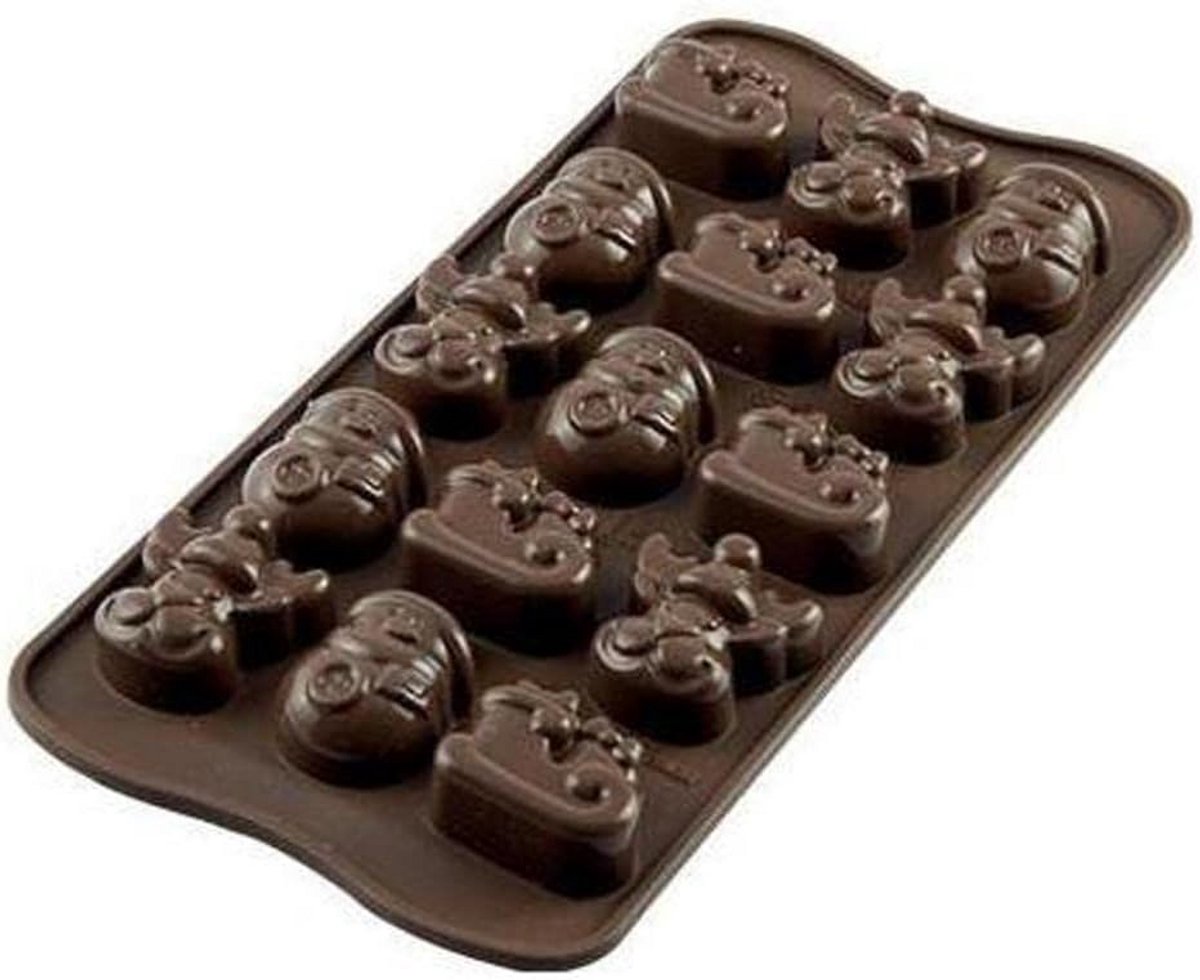 Chocoladevorm Siliconen - Vormpjes voor Bonbons en Gebak - Hittebestendig