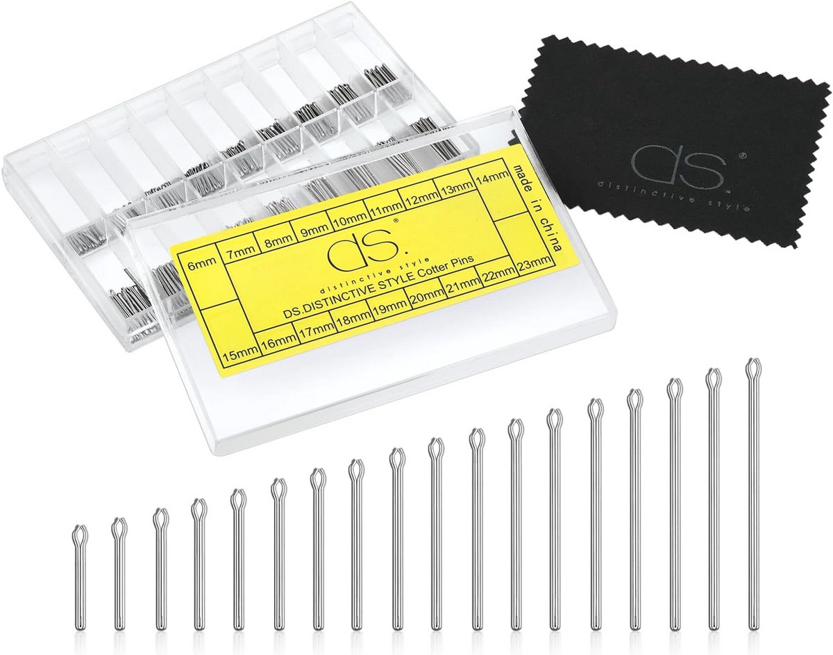 Horlogeband Link Splitpennen Assortiment 360 Stuks Roestvrij Staal Reparatieset voor Horlogemaker