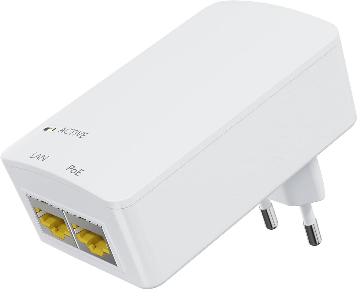 Gigabit PoE Injector 48V 15,4W voor IP-camera's, draadloze AP's en IP-telefoons