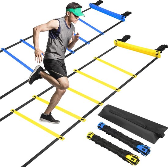 10 Rungs Agility Ladder 10 Rungs voor Snelheidstraining - Ideaal voor Kinderen ...