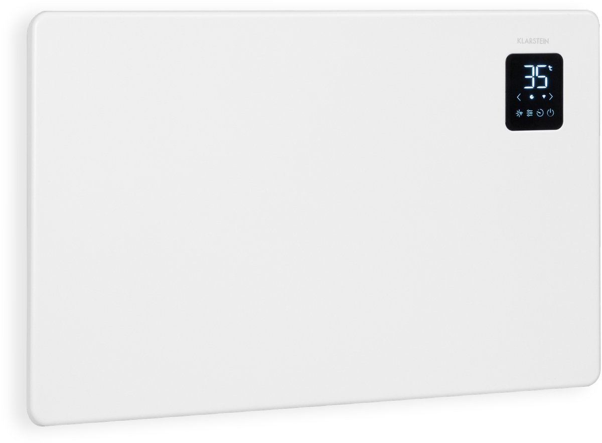 Klarstein Bansin Smart 1500 - Convector kachel voor 30m² - 1500W - WiFi bediening via Klarstein app - wandmontage en als mobiel staand