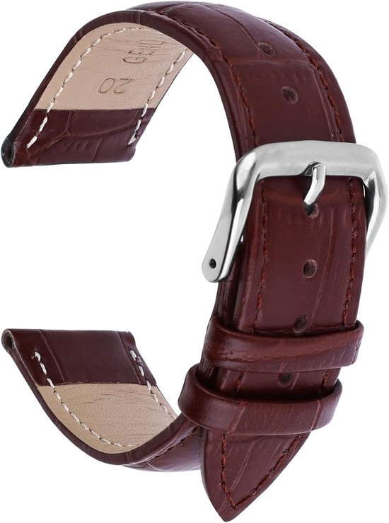 Horlogeband, Blauw, Gevlochten, 18 & 20 mm