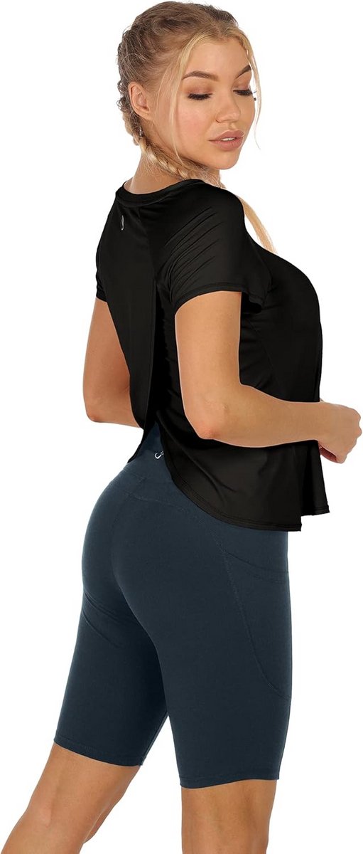 Sportshirt Dames Athletic Top - Sneldrogend, Lichtgewicht Yoga en Hardloop Shirt — afbeelding 5