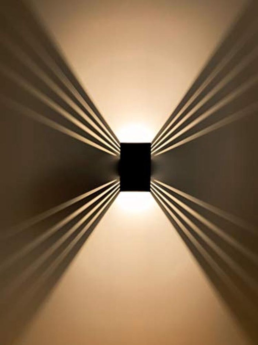 Dimbare Wandlamp voor Binnen en Buiten - Indirecte Buitenverlichting - 12 Watt - Warmwit Licht