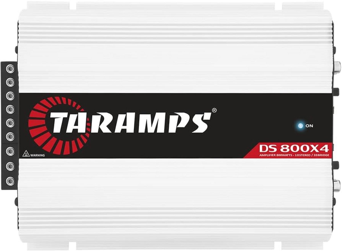 800 Watt RMS Auto Audio Versterker met 4 Kanalen