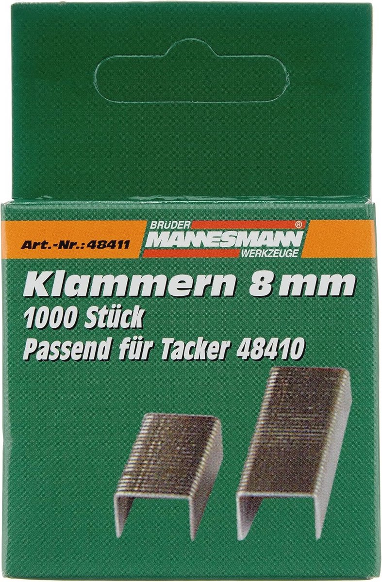 Reserve-klemmen 8 mm voor nietmachines