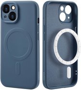 imoshion Hoesje - Geschikt voor Apple iPhone 15 - Color Backcover geschikt voor MagSafe - Donkerblauw