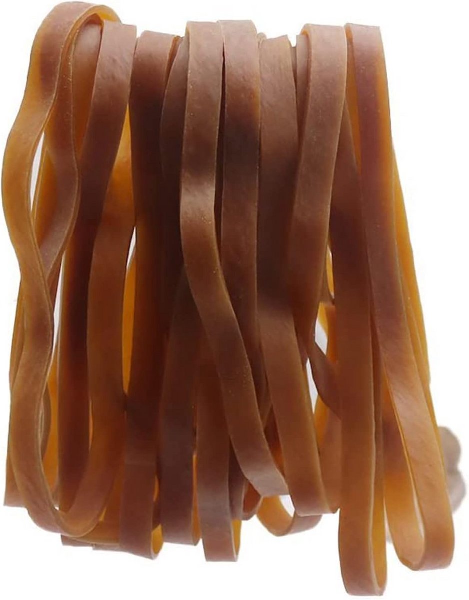 Grote Elastiekjes Set van 30 Stuks - 10mm Sterke Herbruikbare Rubber Bands voor Huishouden, Kantoor en School