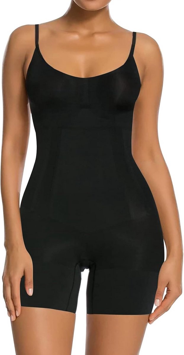 Naadloze Corrigerende Bodysuit met Buikcontrole en Verstelbare Bandjes