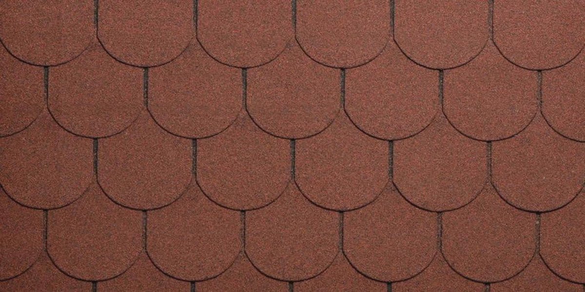 Duurzame dakbedekking voor bitumen daken in rood