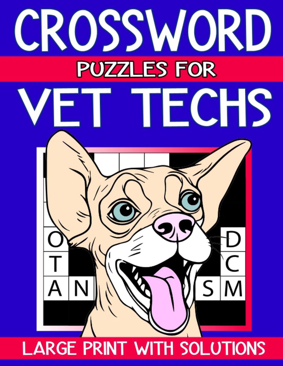 Kruiswoordpuzzels voor Dierenartspraktijken en -assistenten - Groot Lettertype
