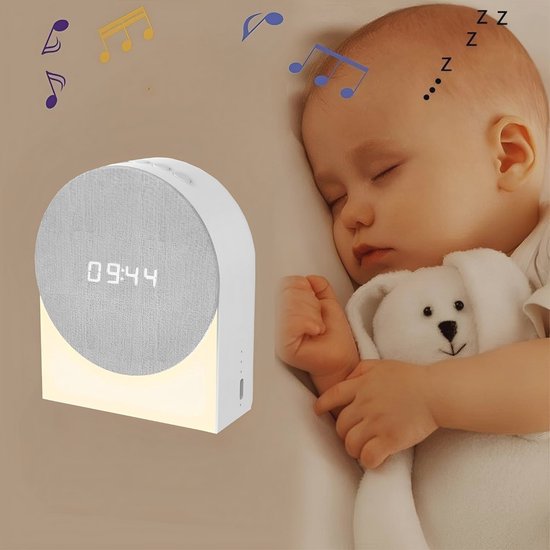 Compatibele witte ruis machine met timer en Bluetooth - Draagbare Geluidsmachine voor Baby's en Volwassenen — afbeelding 4