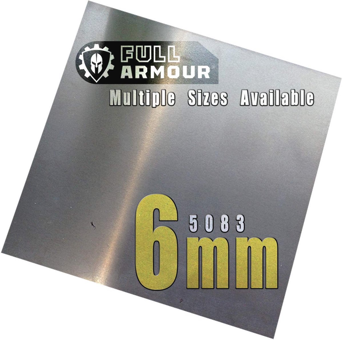 6mm Aluminium Plaat 5083 - Hoogwaardige Marine Grade Legering 150mm x 150mm