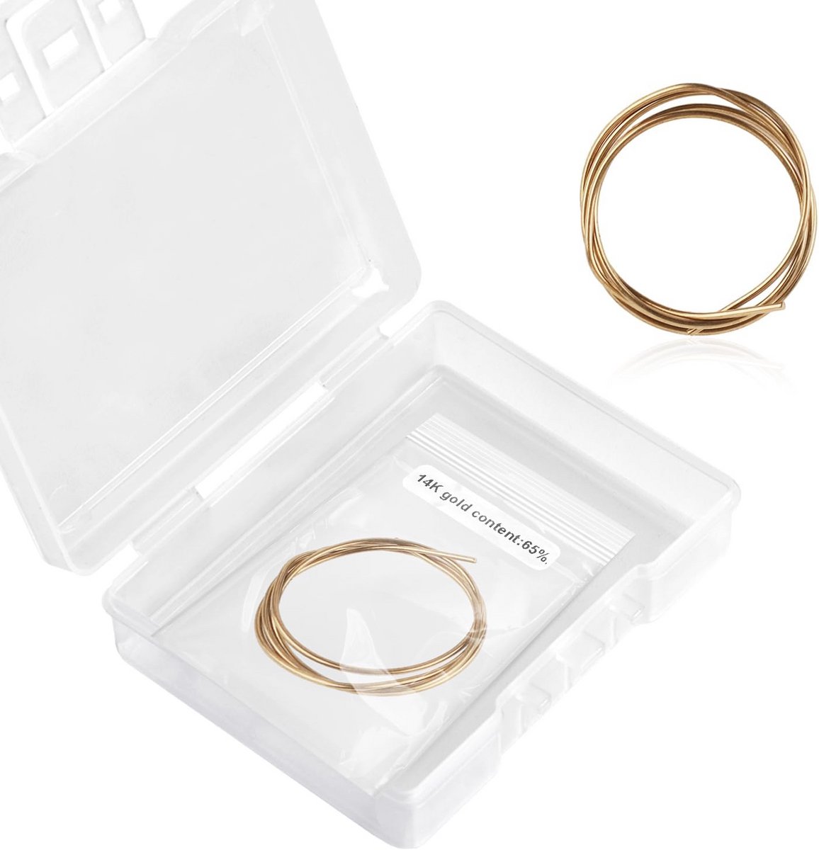 14K Gouden Soldeerdraad voor Sieraden - 16 cm - Loodgieterswerk en Elektronica