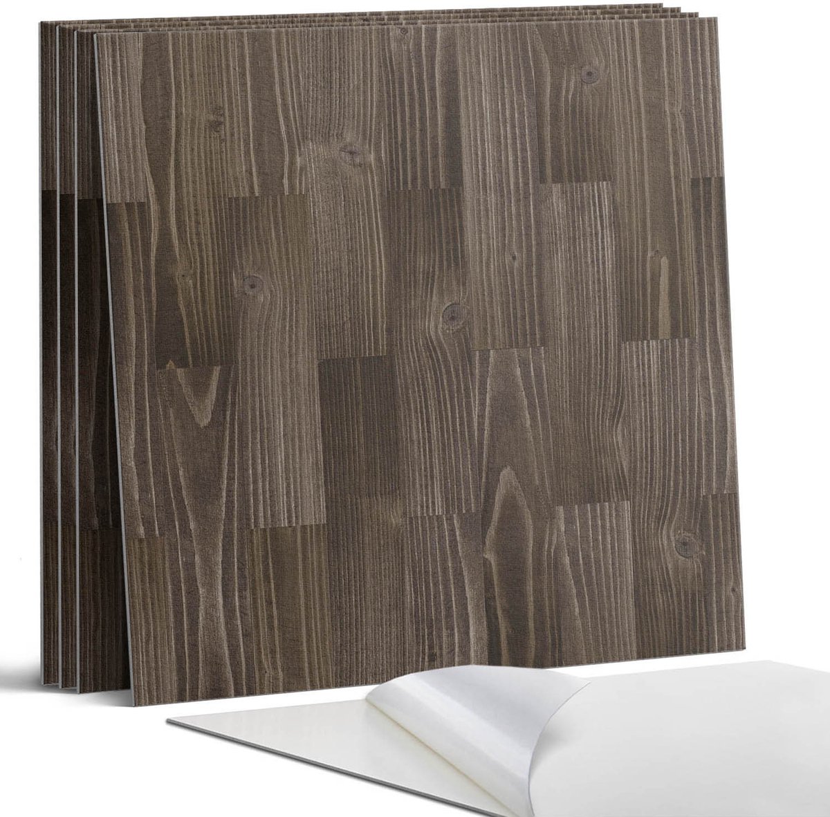 Coloray Wandpanelen Zelfklevend - Patroon van houten planken Zelfklevende Wandpanelen - 50