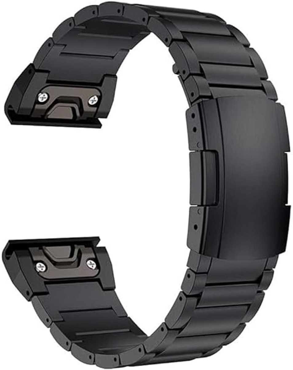 Titanium Horlogeband 22mm & 26mm met Snelsluiting voor Smartwatches