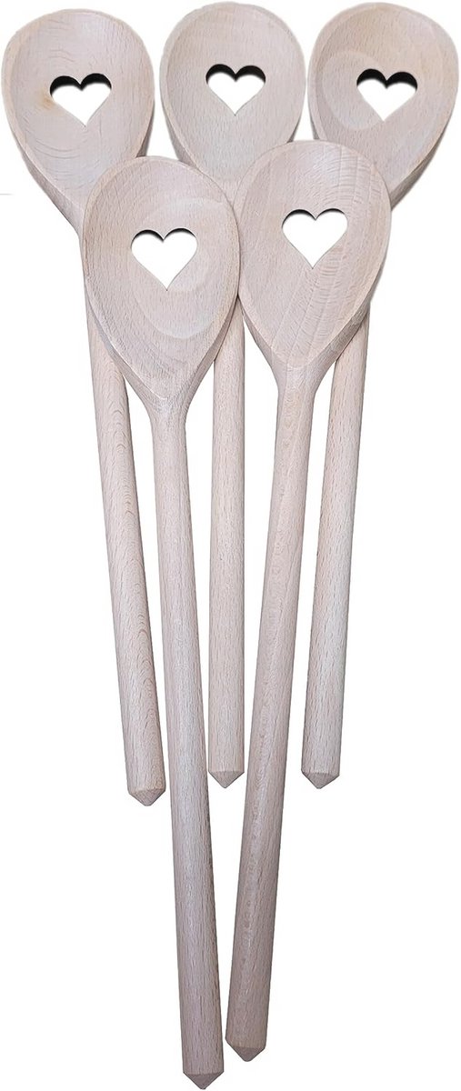 Houten Lepels Set van 20 - 30 cm Koken Bakken Tasting