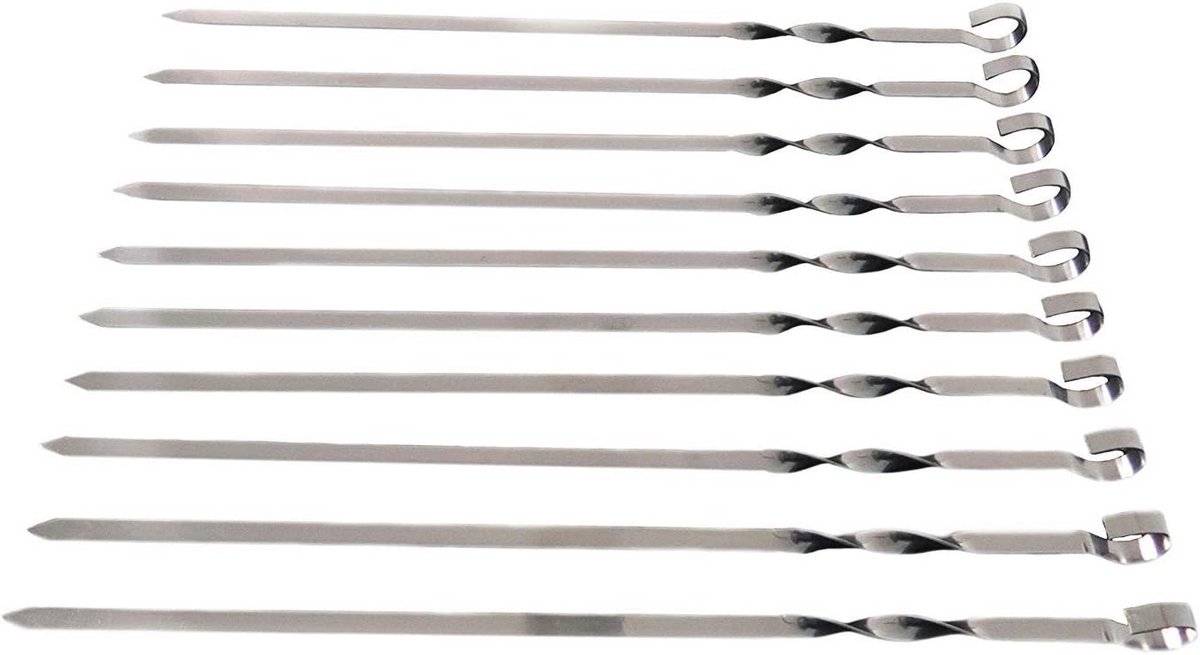 Grillspiesen 50 cm - Perfect voor Sjasliek en Vleesspiesen